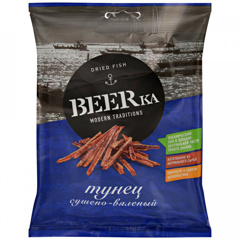 Изображение 8540 Большеглаз тунец 40 г BEERka филе соломка м/уп