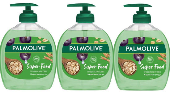 Изображение 9179 Жидкое мыло 300 мл Palmolive Ягоды Асаи и Овес п/фл