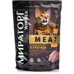 Изображение 9506 Корм WINNER MEAT с сочн.говядин. для взр.кошек старше 1г 300г*10 ТМ Мираторг