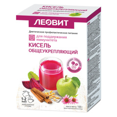 Изображение 9711 Кисель 100 г Леовит Общеукрепляющий к/уп