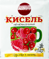Изображение 9765 Кисель моментальный брусника+малина 25 г. Айдиго 20/20