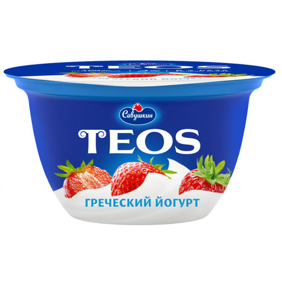 Изображение БЗМЖ 0390 Йогурт 140 г TEOS Вишня мдж 2% с вкус.наполн. п/ст