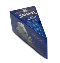 Изображение БЗМЖ 0992 Сыр 100 г Sambiel Blue cheese мдж 50% с голубой плесенью фольга