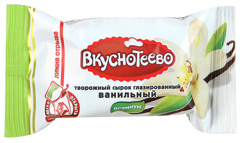 Изображение БЗМЖ 3445 Сырок творожный глазир. 40 г Вкуснотеево Премиум в шок. Глаз. Шоколадный мдж 16% ф/пак