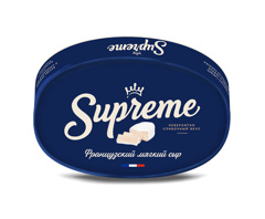 Изображение БЗМЖ 5212 Сыр 125 г ТМ Supreme Supreme мдж 60% c белой плесенью к/уп