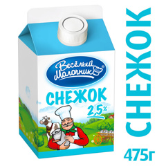 Изображение БЗМЖ 5603 Снежок сладкий 2,5%, канистра, 720г, т/п (6шт) КМ (шт.)