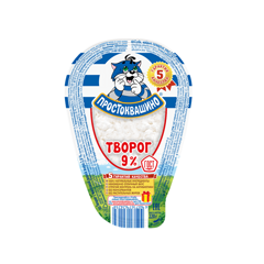 Изображение БЗМЖ 9329 Простоквашино ТВОРОГ 200 гр 9% ОБРАМ К6 (шт.)