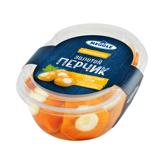 Изображение Золотой перчик PEPPADEW со сливочным сыром 210г ТМ Meggle