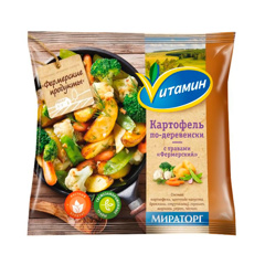 Изображение Картофель по-деревенски с/м 400г*10 (4кг) ФП Витамин Мираторг