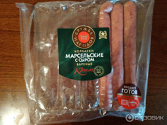 Изображение Марсельские с сыром колбаски вар ОХЛ м/п ДН 350г ШТУКА (к/о фас вак)