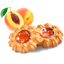 Изображение Печенье сдобное "Баба Маня" курабье с персиковой начинкой, вес СладкаяСлобода