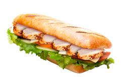 Изображение Сэндвич - Багет с курицей 240г