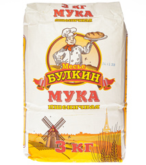 Изображение 0043 Мука в/с Булкин 3 кг