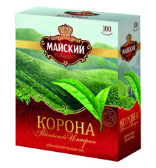 Изображение 0270  Чай Майский Корона Росс. Империи 100пак черн.