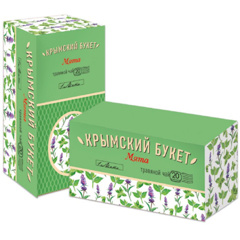 Изображение 3089 Чай травяной фитосбор ТМ Крымский букет Мята 20пак.