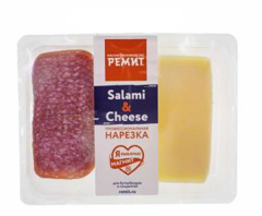 Изображение 8510 Нарезка с/к Салями & Cheese ГМС 90гр Ремит шт