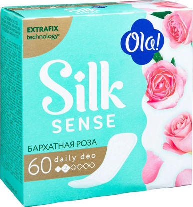 Изображение 0121 Прокладки ежедн. Ola! Silk Sense DAILY DEO Бархатная роза 60шт