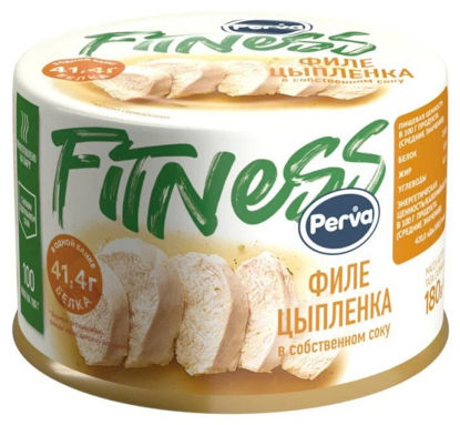 Изображение 0295 Филе цыпленка в соб.соку Perva Fitness 180г ключ