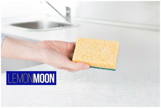 Изображение 0849 Губка Lemon Moon L102 меламин белый, 110х65х24 п/эт