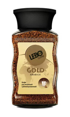 Изображение 1019 Кофе 100 г Lebo Gold растворимый ст/бан