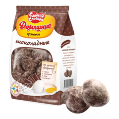 Изображение 1061 Пряники 350 г Сладкая Слобода Домашние шоколадные ф/пак