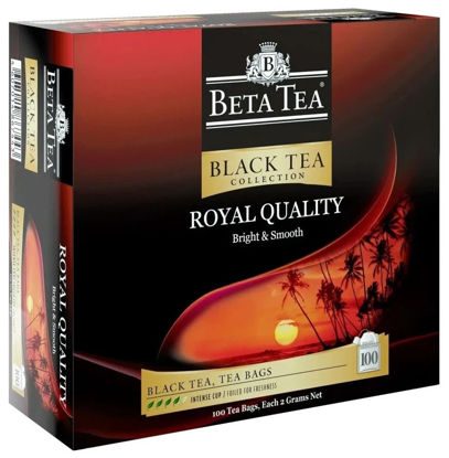 Изображение 1306 Чай 100 шт Beta Tea Королевское качество байховый, цейлон. к/уп