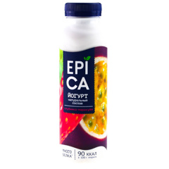 Изображение 1606 Йогурт Epica 2,5% 260г БУТ Клубника-Маракуйя