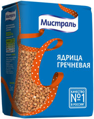 Изображение 2490 Гречка МИСТРАЛЬ ядрица 2кг