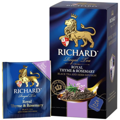 Изображение 2522 Чай Richard 25п черн. Королевский чабрец и розмарин с/н /12