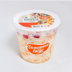 Изображение 2747 Капуста квашеная ведро 500г ТМ Домашний Вкус