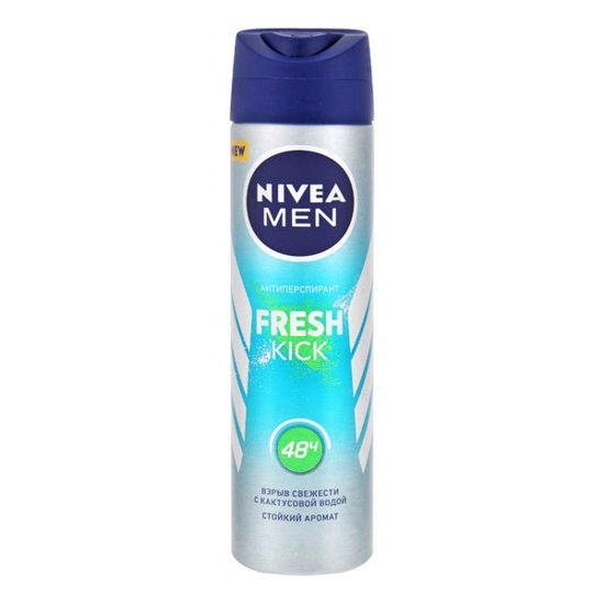 Изображение 2763 Дезодорант 150 мл Nivea MEN Део мужской спрей FRESH KICK аэрозоль