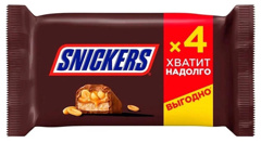 Изображение 3008 Батончики ТМ Snickers Multipack 4*40 г