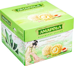 Изображение 3407 Конфеты Миндаль и Зеленый чай Амапола, 100г