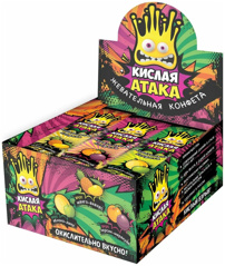 Изображение 3523 КИСЛАЯ АТАКА жевательная конфета ассорти