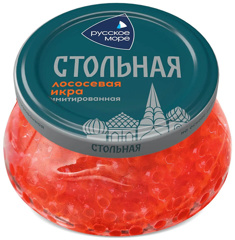 Изображение 3764 РМ Икра имитир. Стольная КРАСНАЯ ЛЮКС 230г  1/6   ПУД 152033 НДС 10%