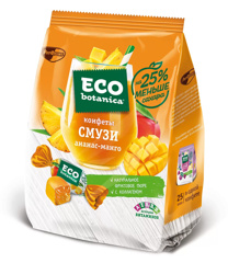 Изображение 4253 Конфеты Eco-botanica СМУЗИ Ананас Манго, 150 г