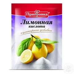 Изображение 4581 Лимонная кислота "Приправочка" 20 гр
