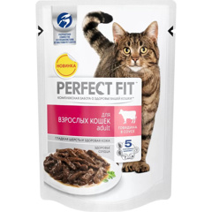 Изображение 5200 ТМ Perfect Fit  75 гр Соус для взр. кош. с говядиной