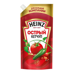 Изображение 5391 Кетчуп 0,55 кг Хайнц Острый дой-пак