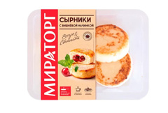 Изображение 5414 Сырники 280 г Мираторг с вишневой начинкой ЗАМ ф/пак