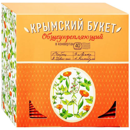 Изображение 6691 Чайный напиток 40 x 1,5 г Крымский букет Общеукрепляющий Конверт к/уп