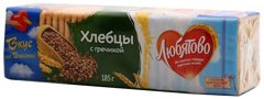Изображение 7201 Хлебцы С гречихой Любятово 185г