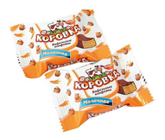Изображение Конфеты вес Вафельные Коровка Молочная Рот Фронт