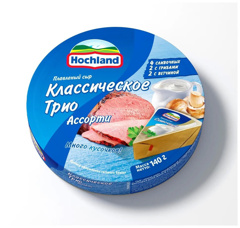 Изображение Плавл. сыр Hochland Ассорти Рыба и морепродуктыНОЕ