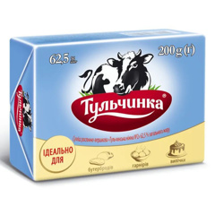 Изображение Спред Тульчинский №1 62% 180г Шоколадный