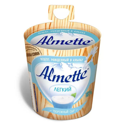 Изображение Сыр творожный "Альметте" легкий 150 г*8 18%