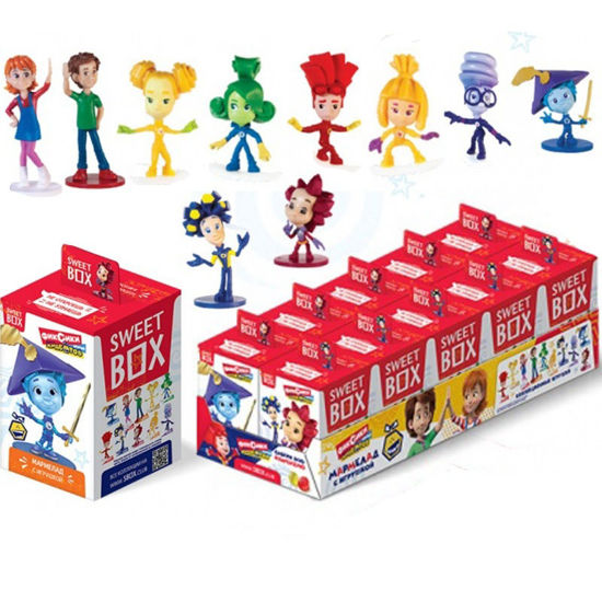 Изображение 5528 "СВИТБОКС "ФИКСИКИ 2" Мармелад с игрушкой в коробочке 12/10,10г.