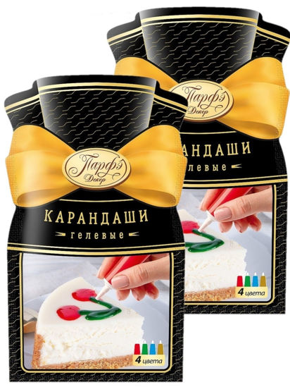 Изображение 7135 Карандаши кондитерские ПАРФЭ гелевые цветные 64г