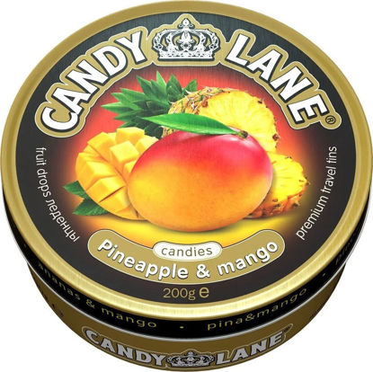 Изображение 9268 Candy Lane фрукт.леденцы ананас и манго,ж/б 200г
