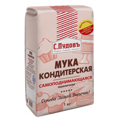 Изображение Мука С.Пудовъ самоподним. в/с 1кг/8